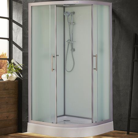 Душевая кабина Esbano ES-100CR 100x100 ESKB100CR без гидромассажа