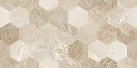 Керамическая плитка Eurotile (Rus) Istambul Beige Decor настенная 30х60 см
