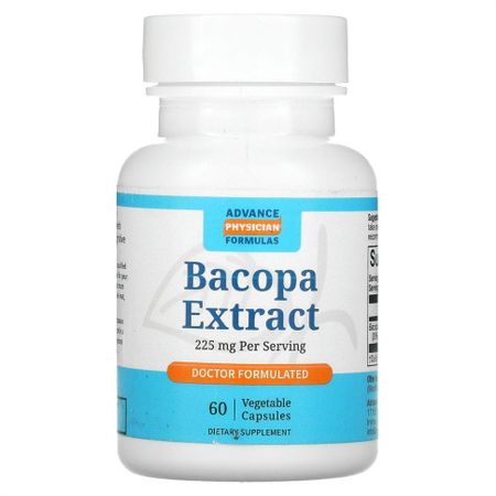 Advance Physician Formulas, Экстракт бакопа, 225 мг, 60 капсул