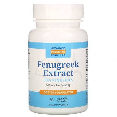 Advance Physician Formulas, Экстракт пажитника, 350 мг, 60 капсул
