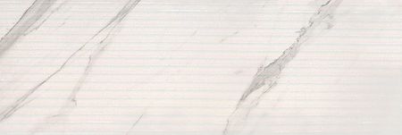 Керамическая плитка Eurotile Amina Calacatta рельеф 674 AMM1WT настенная  29,5х89,5 см