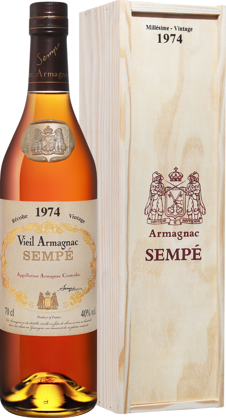 Sempe Vieil Vintage 1974 Armagnac AOC (gift box)