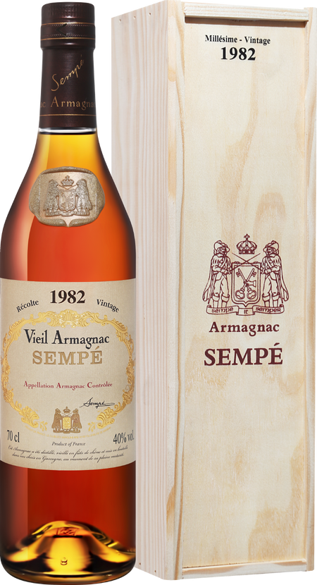 Sempe Vieil Vintage 1982 Armagnac AOC (gift box)