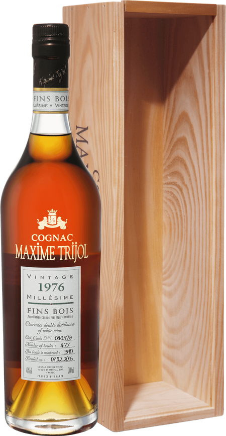 Maxime Trijol Cognac Fins Bois 1976 (gift box)