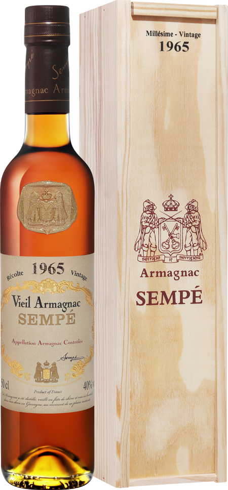 Sempe Vieil Vintage 1965 Armagnac AOC (gift box)