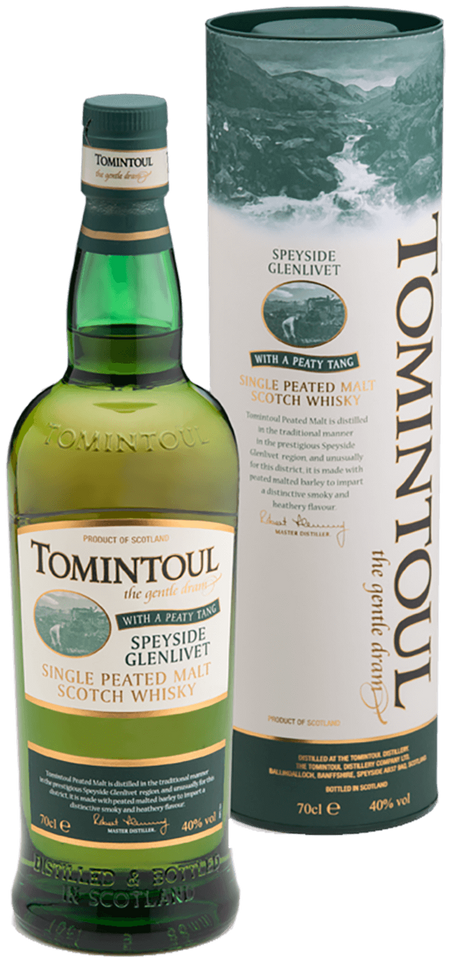 Tomintoul Speyside Glenlivet Peaty Tang Single Malt Scotch Whisky (gift box)