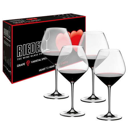 Riedel Heart to Heart Pinot Noir (4 glasses set)