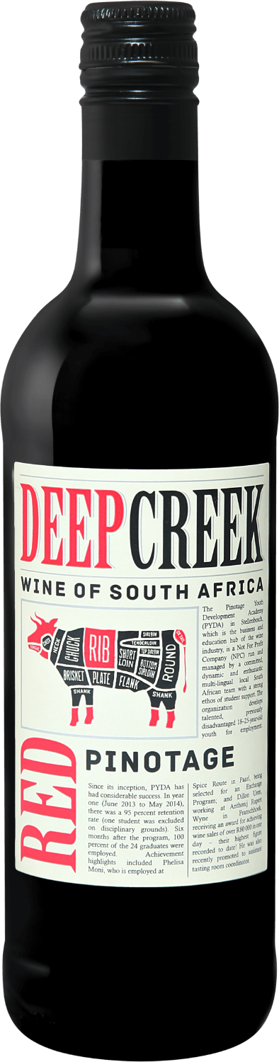 Deep Creek Pinotage Western Cape WO Origin Wine Stellenbosh