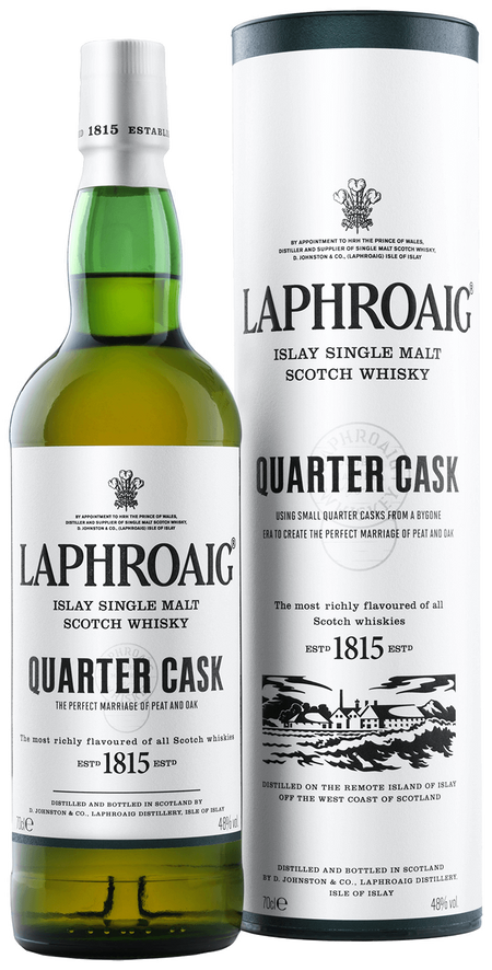 Laphroaig Quarter Cask Islay single malt scotch whisky (gift box)