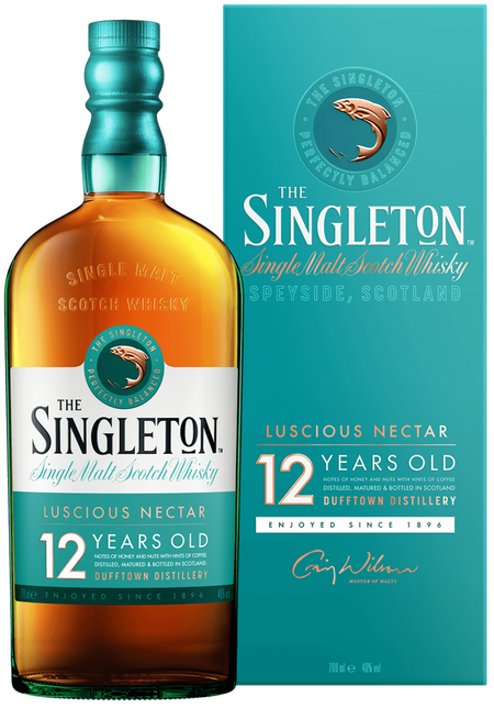 Dufftown Singleton 12 y.o. single malt scotch whisky (gift box)