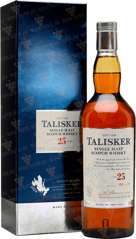 Talisker 25 y.o. Single Malt Scotch Whisky (gift box)
