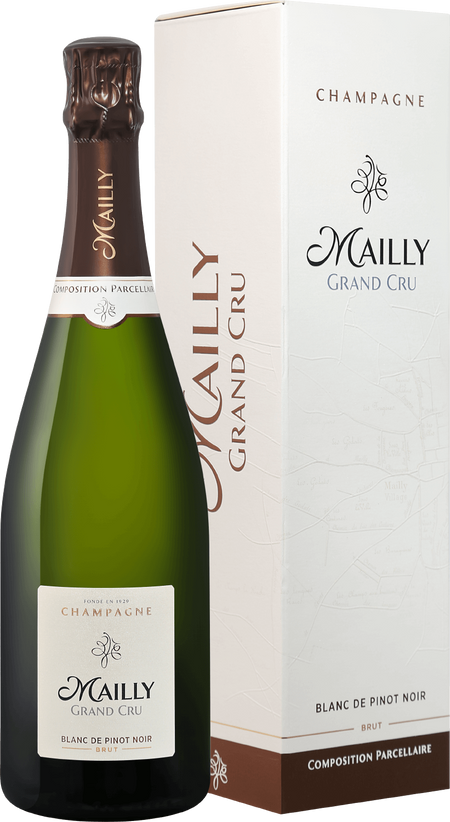 Mailly Grand Cru Brut Blanc de Pinot Noir Champagne АОС (gift box)