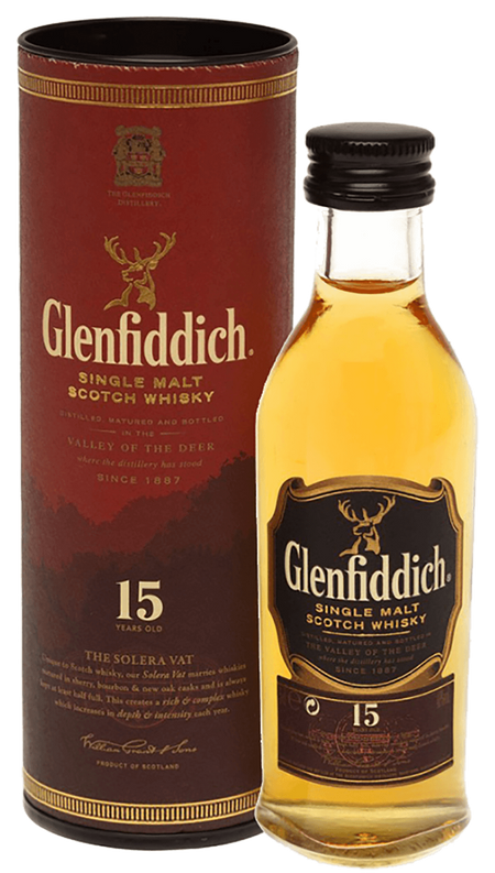 Glenfiddich Single Malt Scotch Whisky 15 y.o. (gift box)