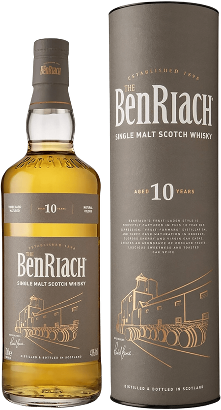 Benriach 10 y.o. Single Malt Scotch Whisky (gift box)