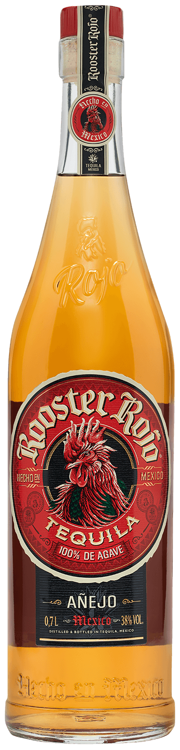 Rooster Rojo Anejo Fabrica de Tequilas Finos
