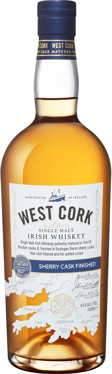 West Cork Small Batch Sherry Cask Finished Single Malt Irish Whiskey