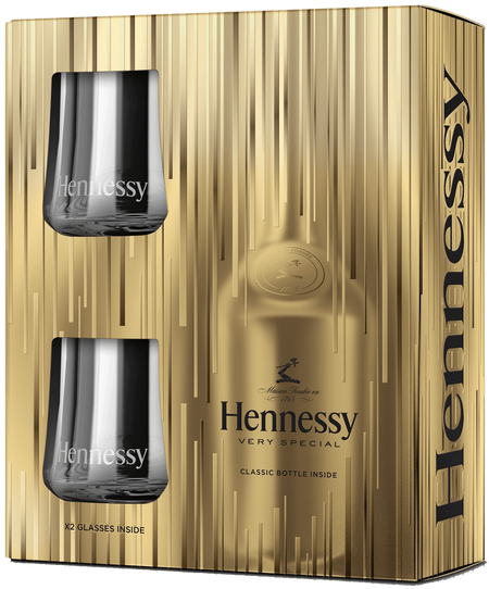 Hennessy Cognac VS (gift box with 2 glasses)