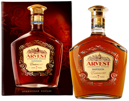 Arvest Armenian Brandy Napoleon Aregak (gift box)