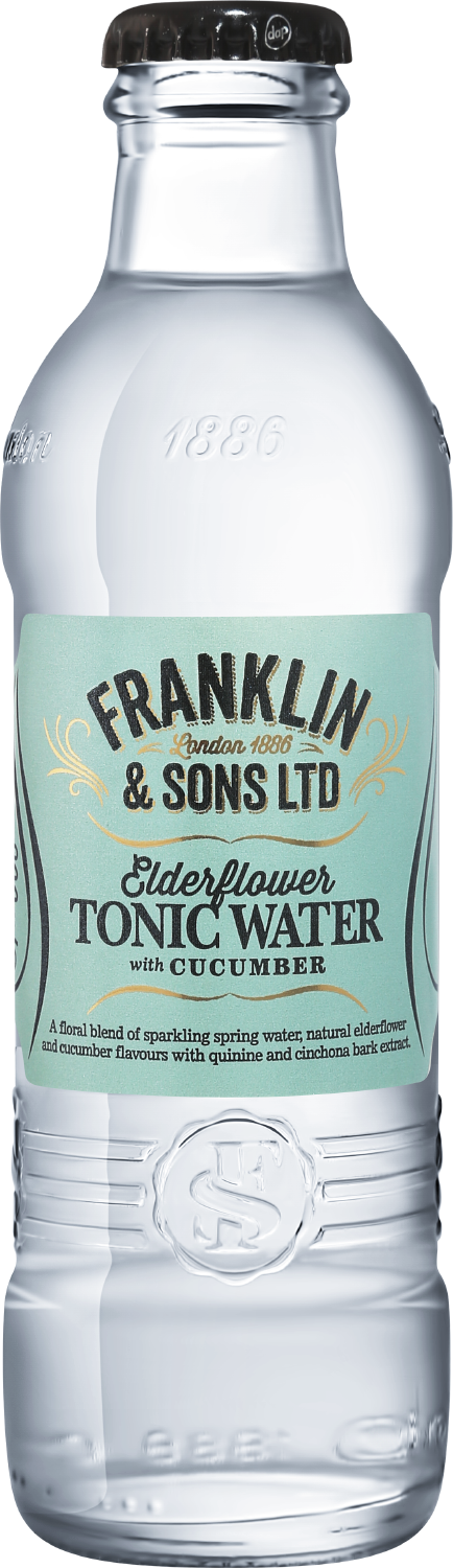 Franklin and Sons Elderflower with Cucumber Tonic Water