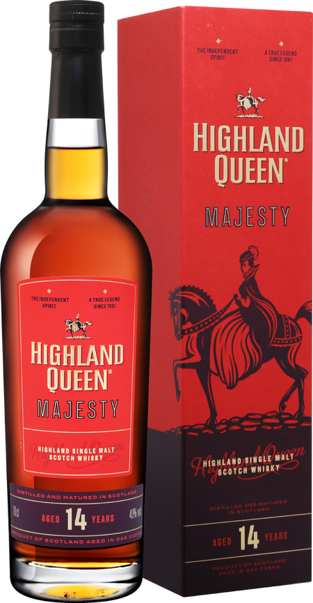 Highland Queen Majesty Single Malt Scotch Whisky 14 y.o. (gift box)