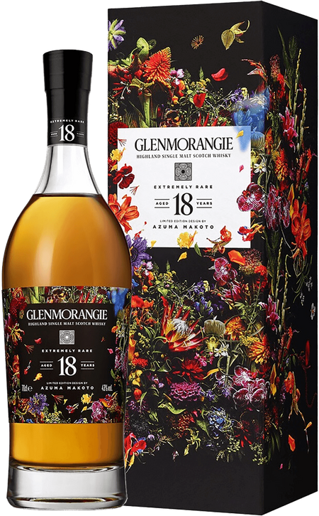Glenmorangie Extremely Rare 18 y.o. Limited Edition Design by Azuma Makoto single malt scotch whisky (gift box)