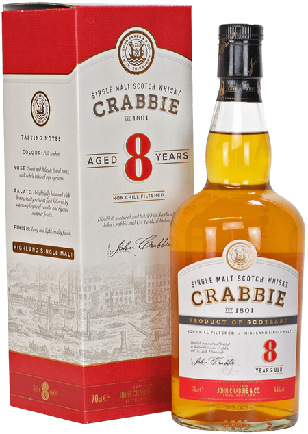 Crabbie's Single Malt Scotch Whisky 8 y.o. (gift box)