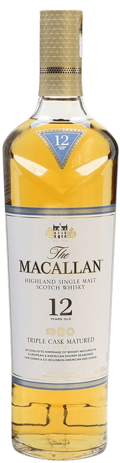 Macallan Triple Cask Matured Highland single malt scotch whisky 12 y.o.