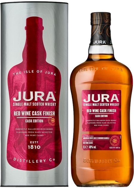 Jura Red Wine Cask Single Malt Scotch Whisky (gift box)