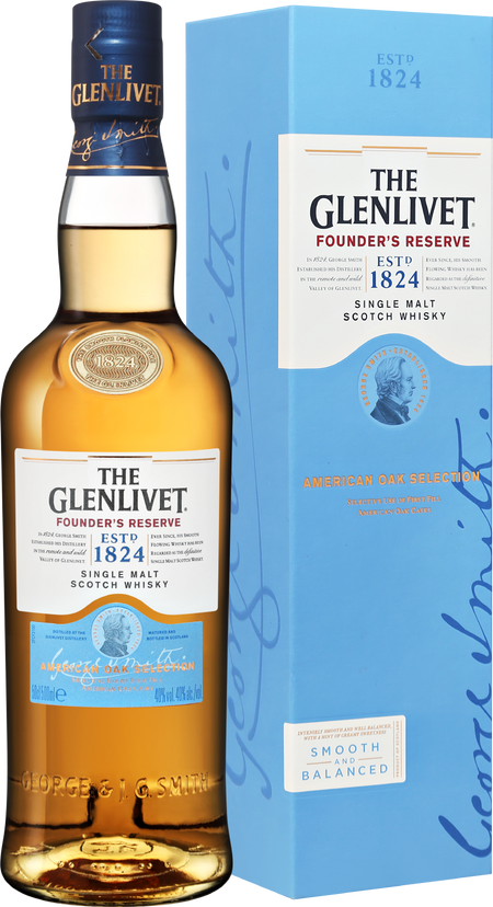 The Glenlivet Founder's Reserve Single Malt Scotch Whisky (gift box)