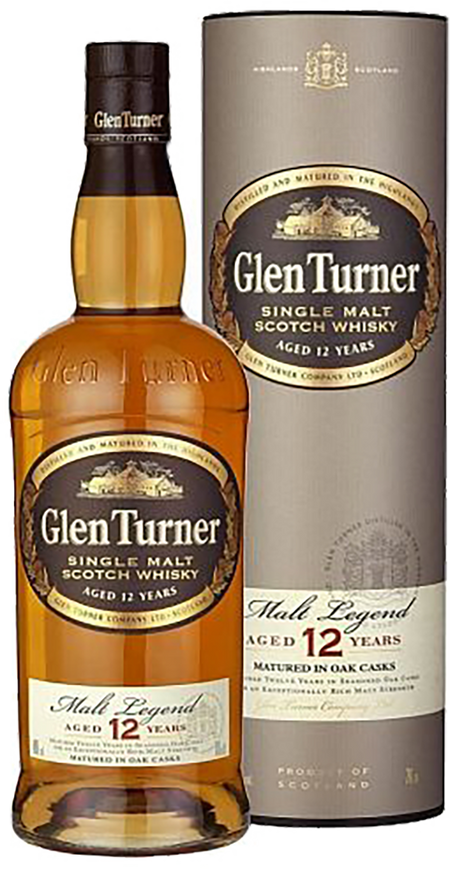 Glen Turner 12 Years Old Single Malt Scotch Whisky (gift box)