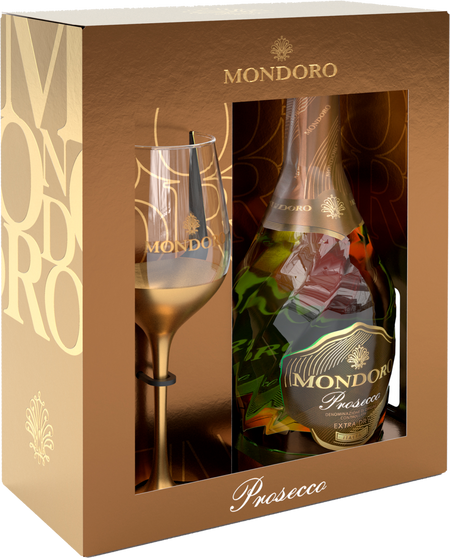Mondoro Prosecco DOC Campari (gift box with glass)