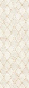 Керамическая плитка Eurotile Ermitage Light (рельеф сетка) 584 EMX1BG настенная  29,5х89,5 см