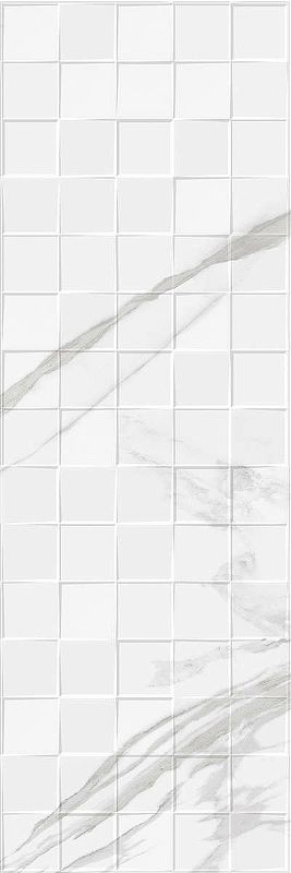 Керамическая плитка Eurotile Insomnia (рельеф мозаика) 682 IMD1WT настенная 29,5х89,5 см