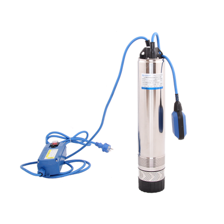 Погружной насос Aquario ASP2-55-100WA (кабель 25м, встр.конд.)