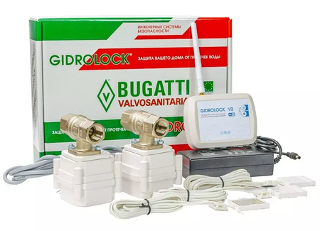 Комплект Gidrolock WIFI BUGATTI 3/4