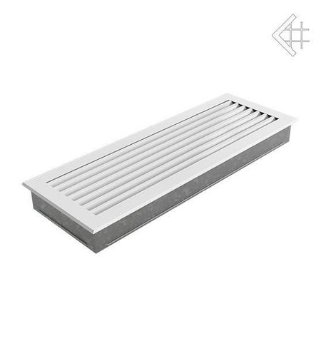 Вентиляционная решетка для камина Kratki 17x49 FRESH белая 49B/FRESH