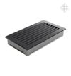 Вентиляционная решетка для камина Kratki 17x30 FRESH графитовая 30G/FRESH