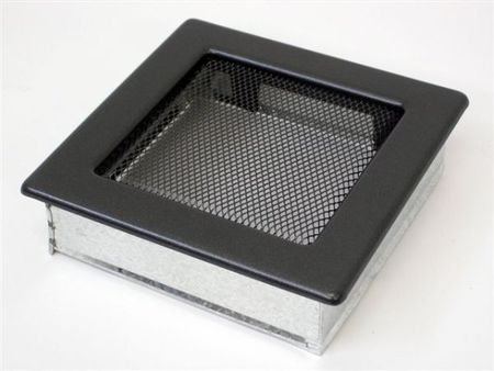 Вентиляционная решетка для камина Kratki 17х17 графитовая 17G