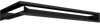 Вентиляционная решетка Kratki Люфт угловая правая черная LUFT/NP/9/8040/45S/C