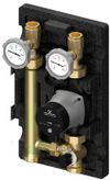 Насосная группа Meibes MK со смесителем 1 1/4" с насосом Grundfos UPM3 Hybrid 32-70, подача слева