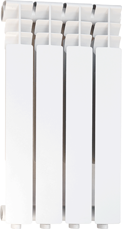 Алюминиевый радиатор OGINT Delta Plus 500 4 секц Qну=536Вт