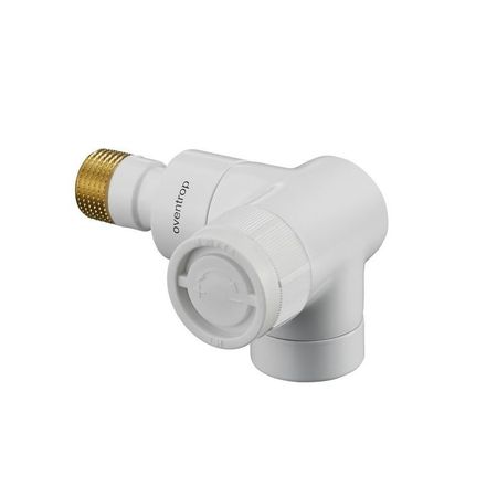 Вентиль термостатический Oventrop DN-15 1/2" 1/2" ВН серия E угловой трехосевой белый