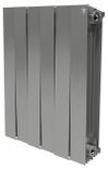 Биметаллический радиатор Royal Thermo Piano Forte 500 Silver Satin 4 секц.