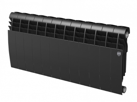 Биметаллический радиатор Royal Thermo Biliner 350 VD 12 секц. Noir Sable