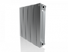 Биметаллический радиатор Royal Thermo Pianoforte 500 VD 8 секц. Silver Satin