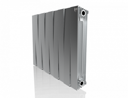 Биметаллический радиатор Royal Thermo Pianoforte 500 VD 10 секц. Silver Satin