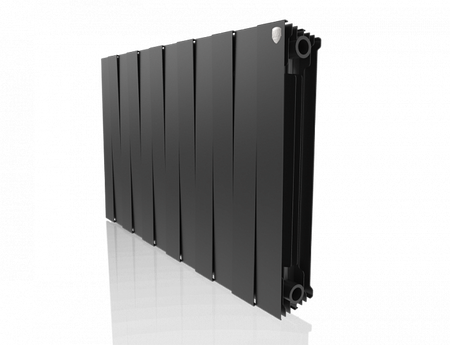 Биметаллический радиатор Royal Thermo Pianoforte 500 VD 12 секц. Noir Sable