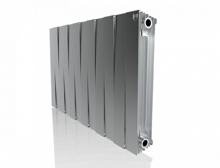 Биметаллический радиатор Royal Thermo Pianoforte 500 VD 12 секц. Silver Satin
