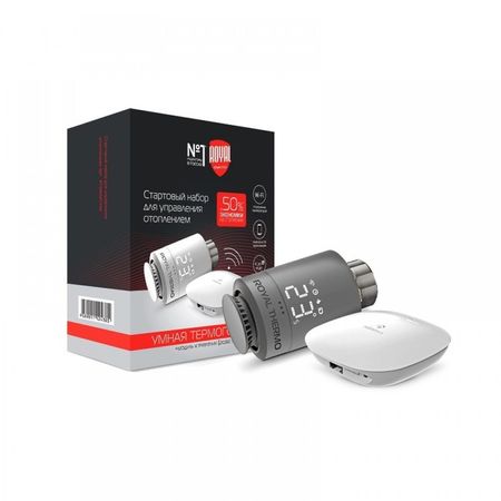 Аксессуар для радиатора отопления Royal Thermo набор для дистанционного управления Smart Heat, серебристый