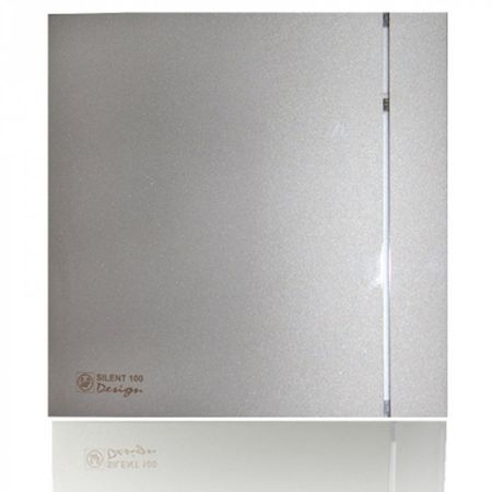 Бесшумный вытяжной вентилятор Soler & Palau SILENT-100 CRZ SILVER DESIGN-3C